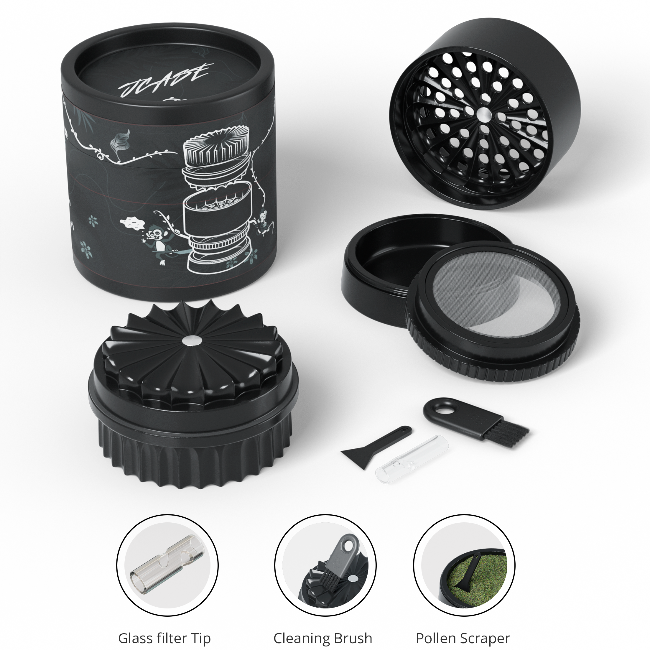 Keramik Grinder 5-teilig