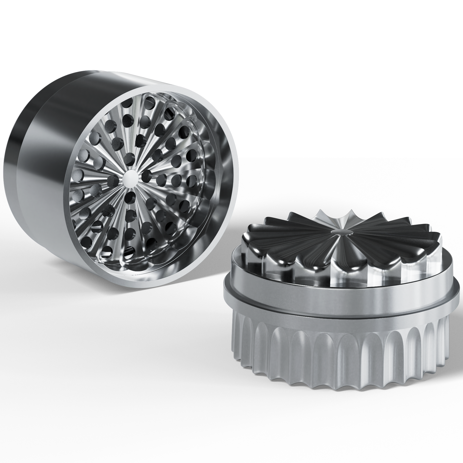 Edelstahl Grinder 5-teilig