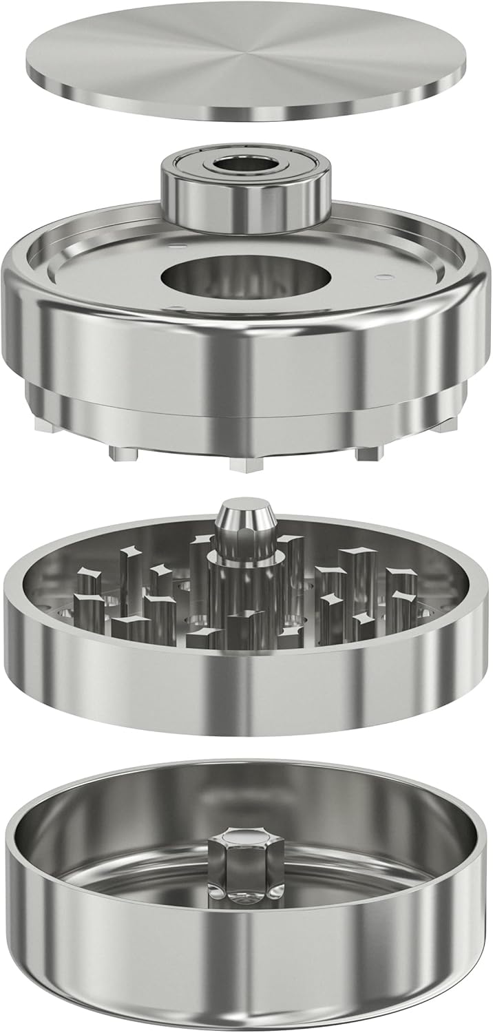 Edelstahl Grinder mit Kugellager