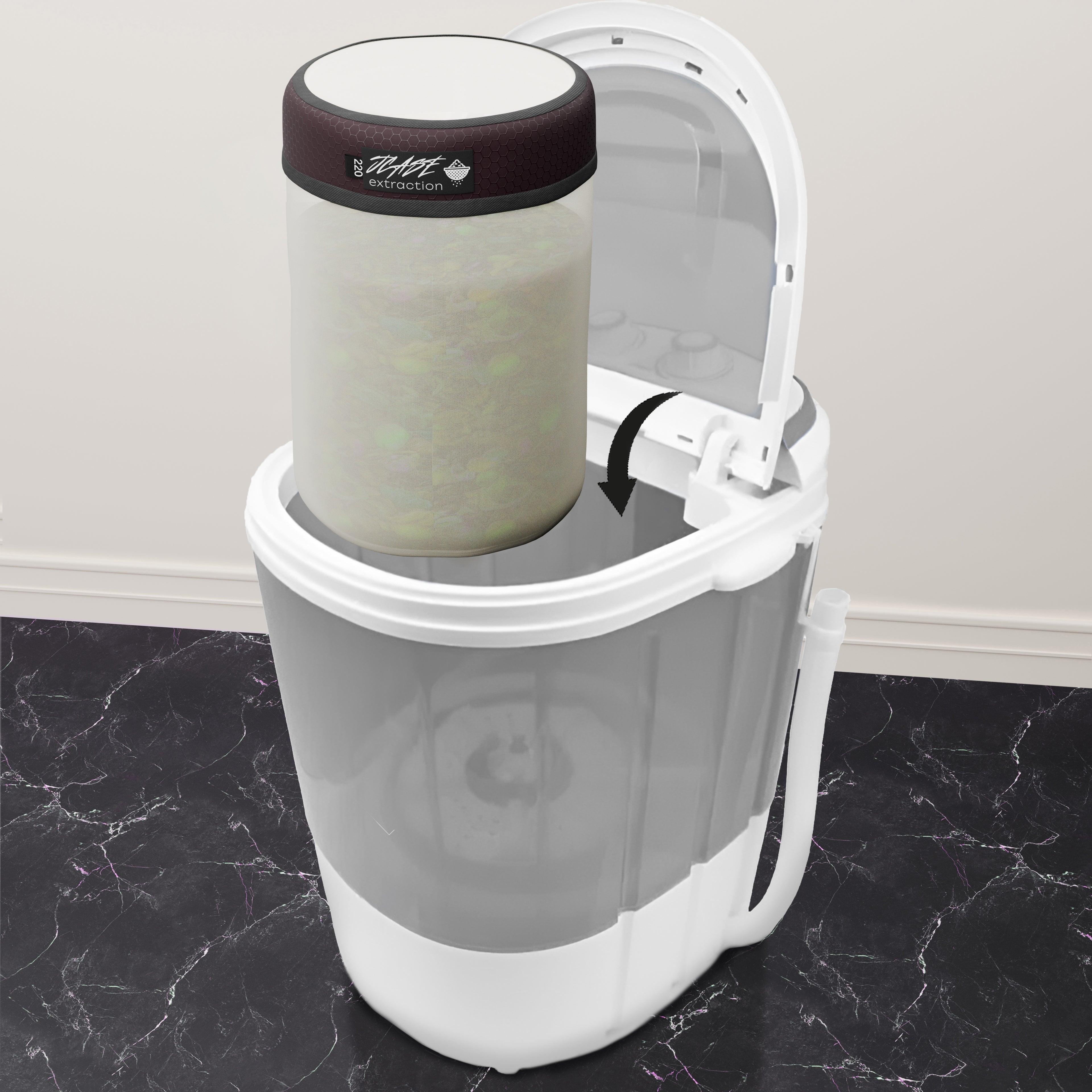 220 Mikron All-Mesh Washbag