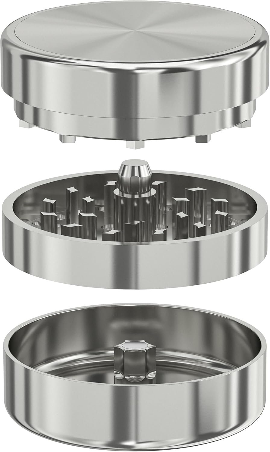 Edelstahl Grinder mit Kugellager
