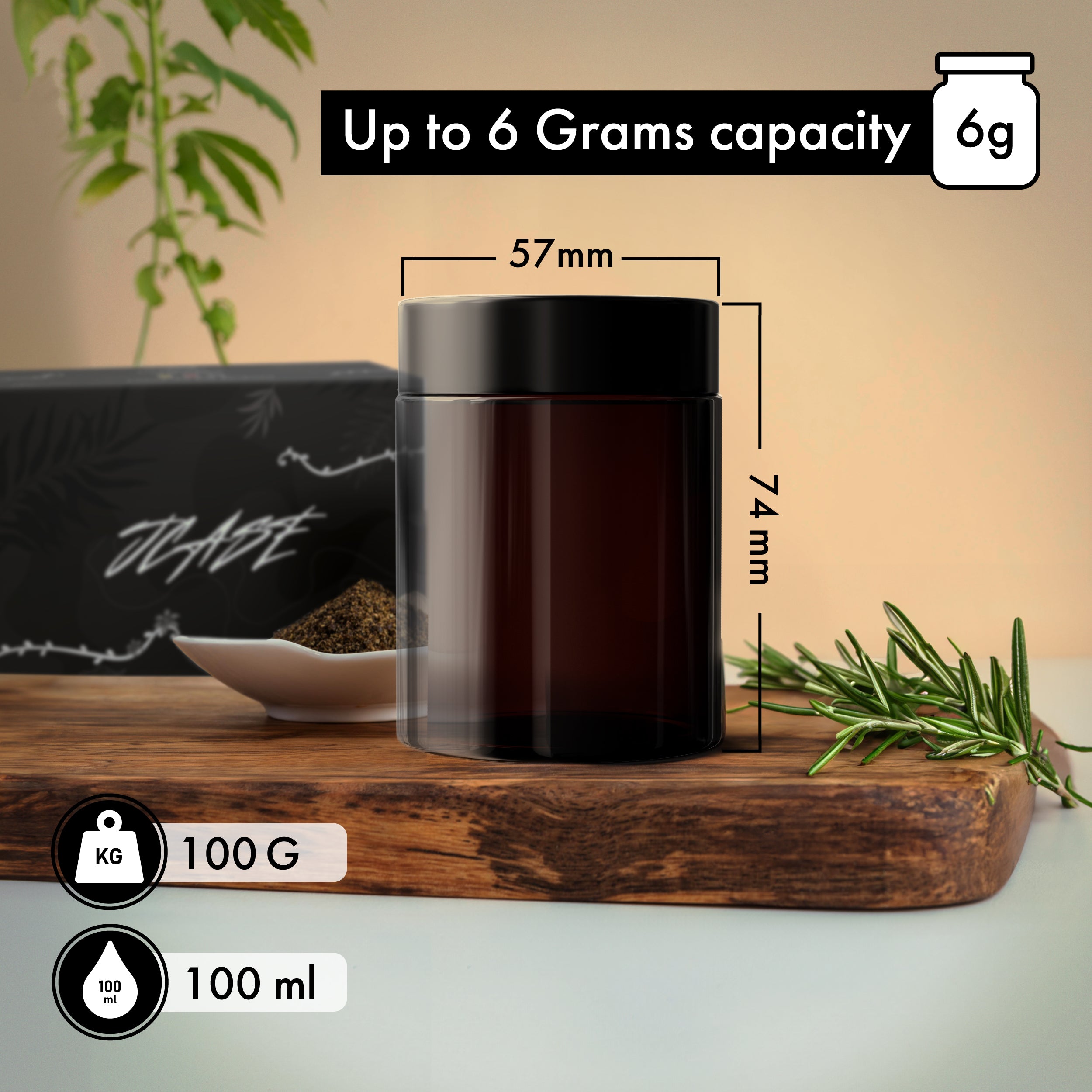 Stash Glas 2 x 100ml