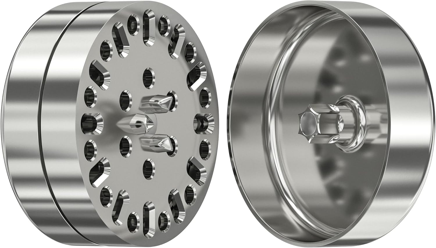 Edelstahl Grinder mit Kugellager