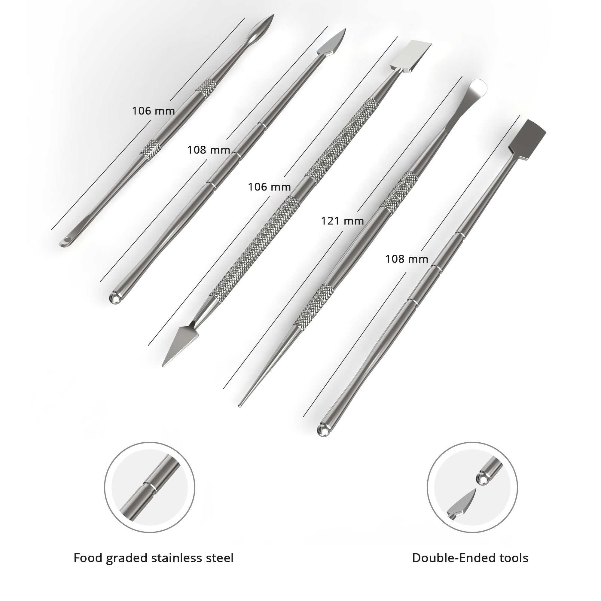 Dabbing Tool Set Stahl