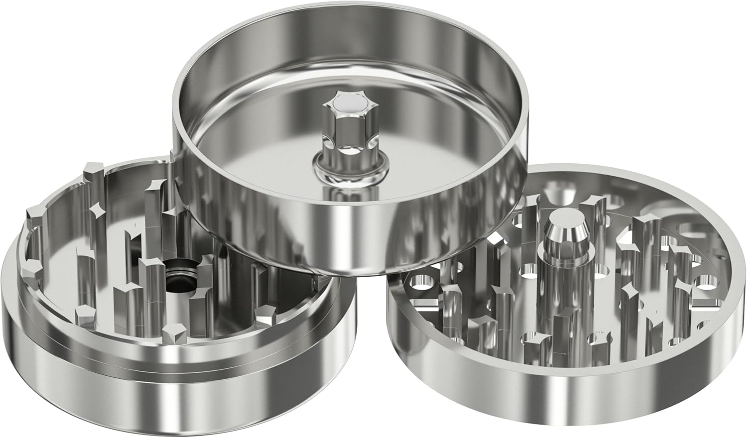 Edelstahl Grinder mit Kugellager