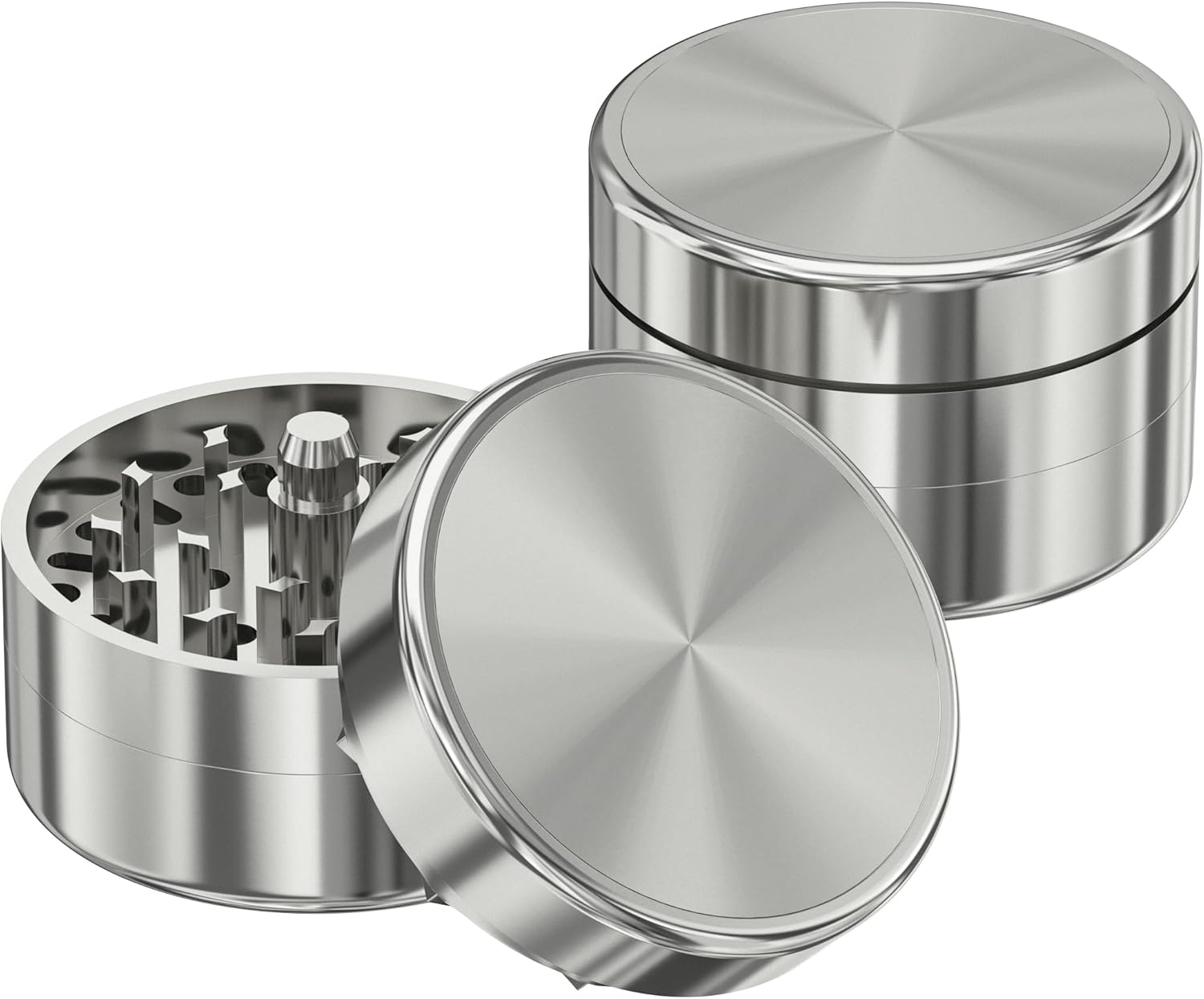 Edelstahl Grinder mit Kugellager