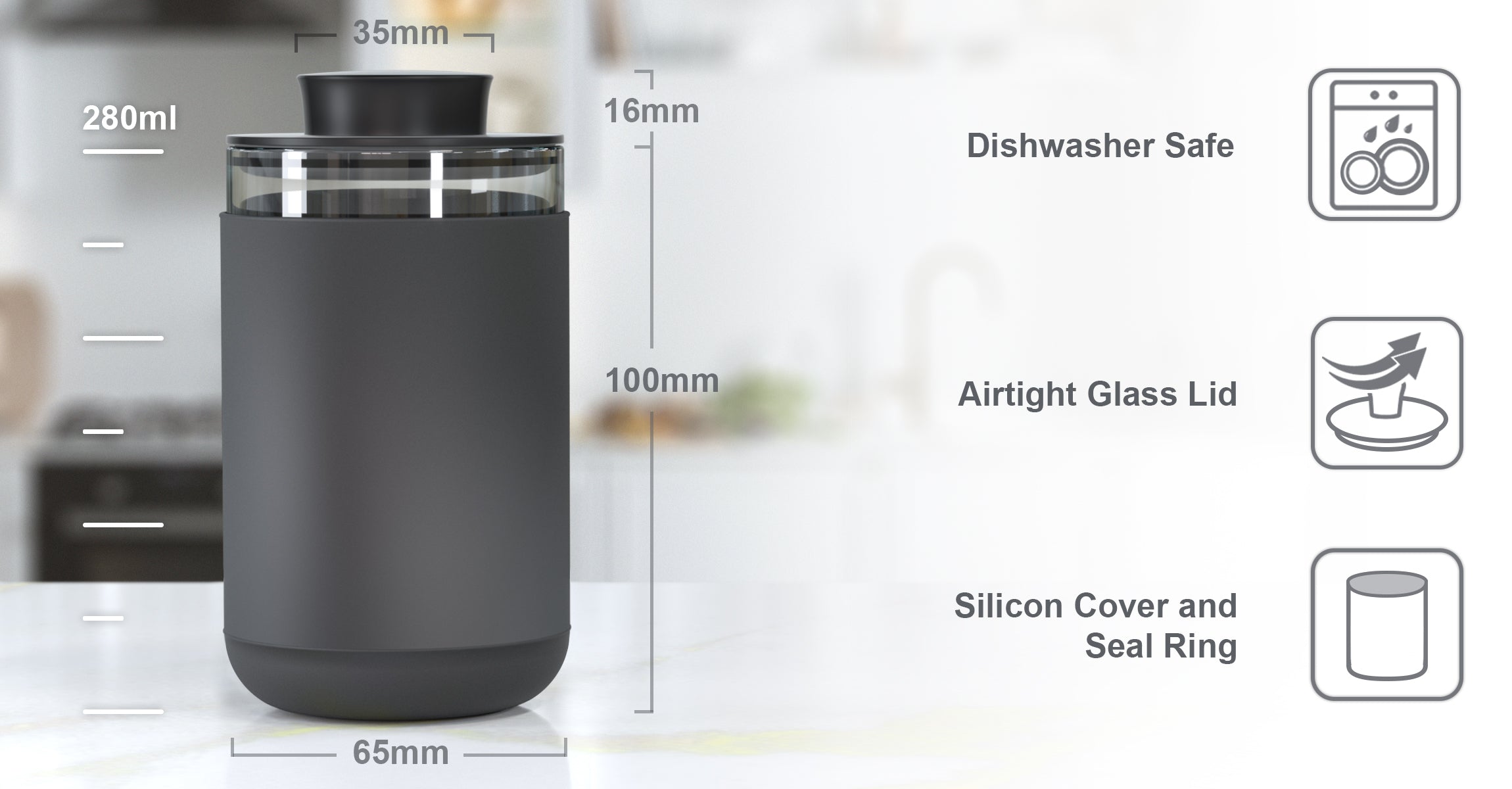 Stash Glas 280ml