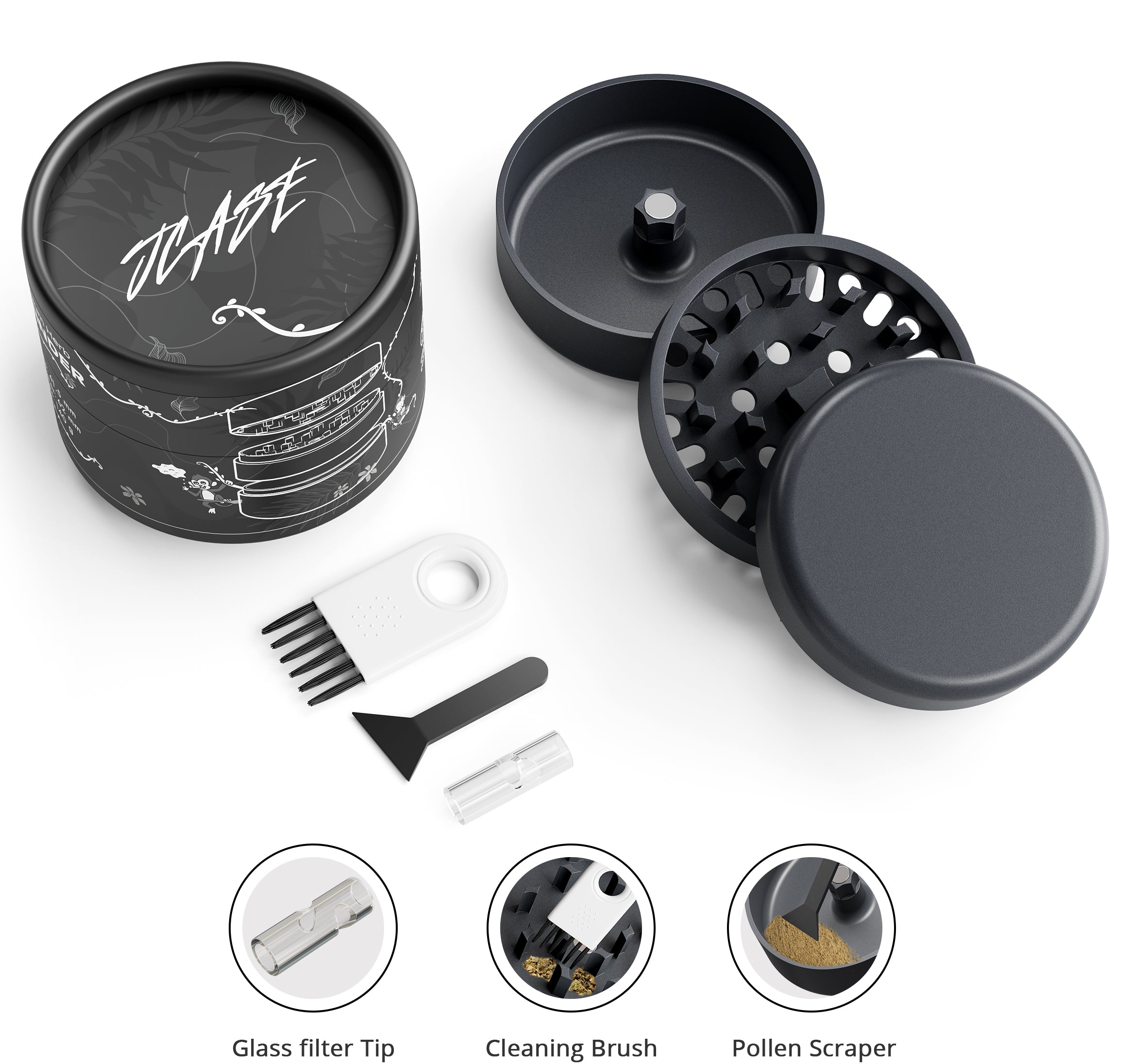 Keramik Grinder 3-teilig