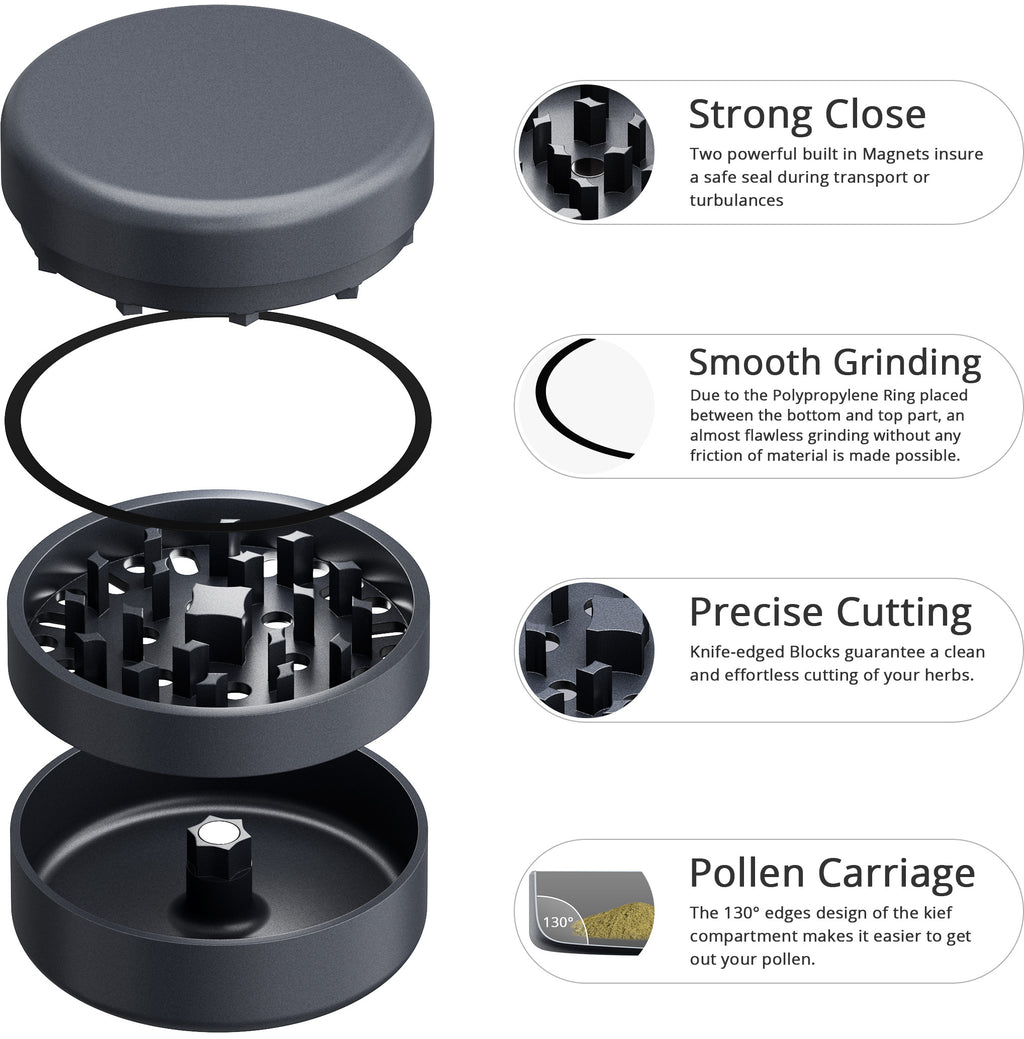 Keramik Grinder 3-teilig