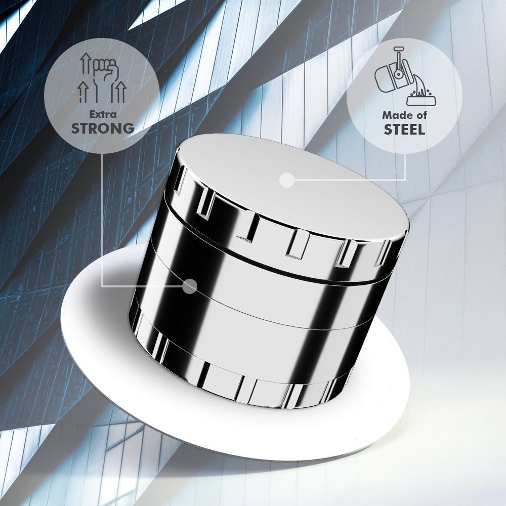Edelstahl Grinder 4-teilig