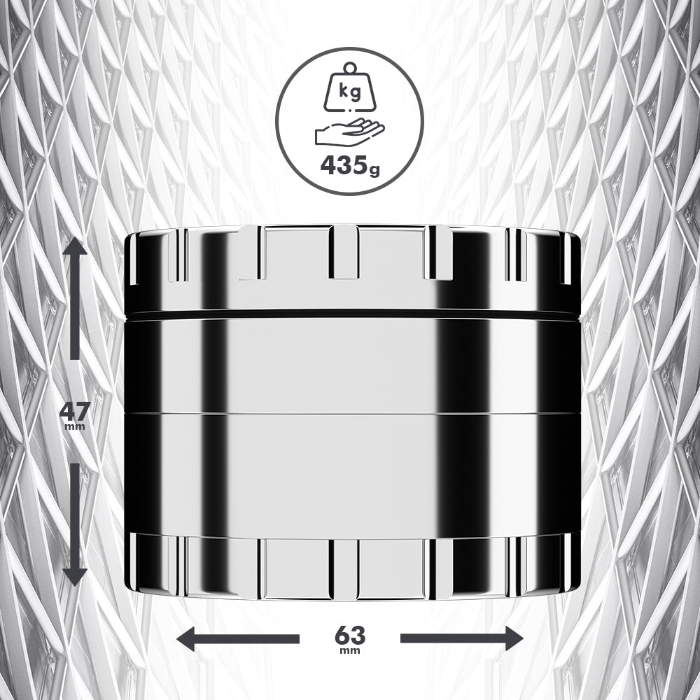 Edelstahl Grinder 4-teilig