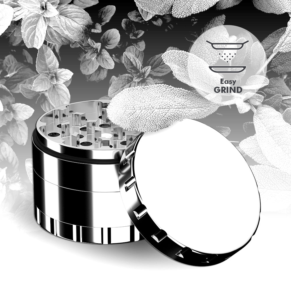 Edelstahl Grinder 4-teilig