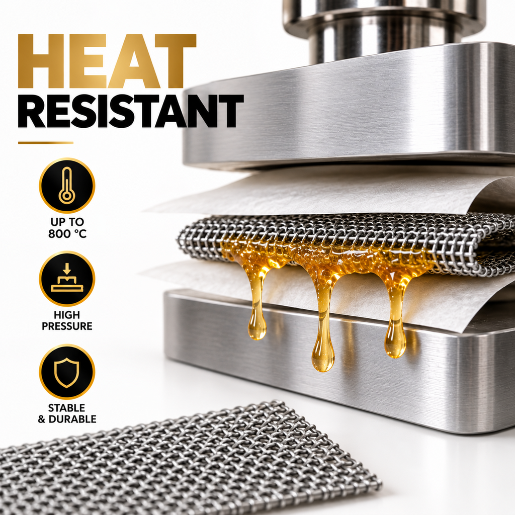 JCASE Stainless Steel Mesh Wraps hitzebeständig und druckstabil