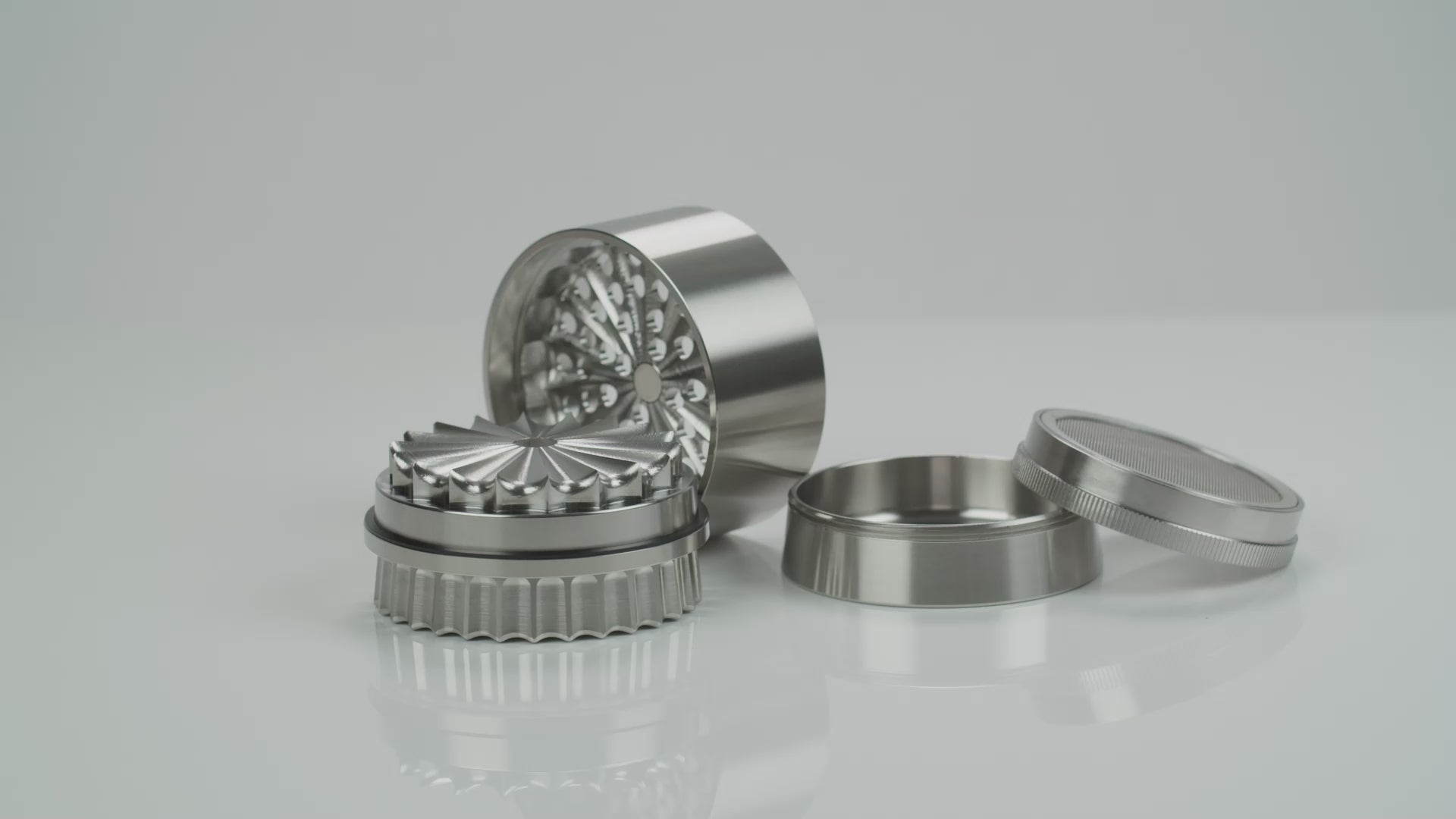 Edelstahl Grinder 5-teilig