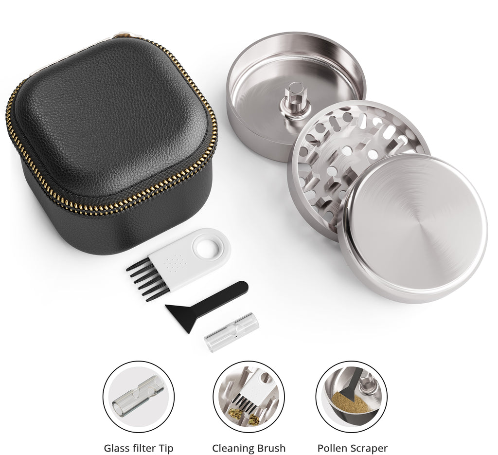 Edelstahl Grinder 3-teilig