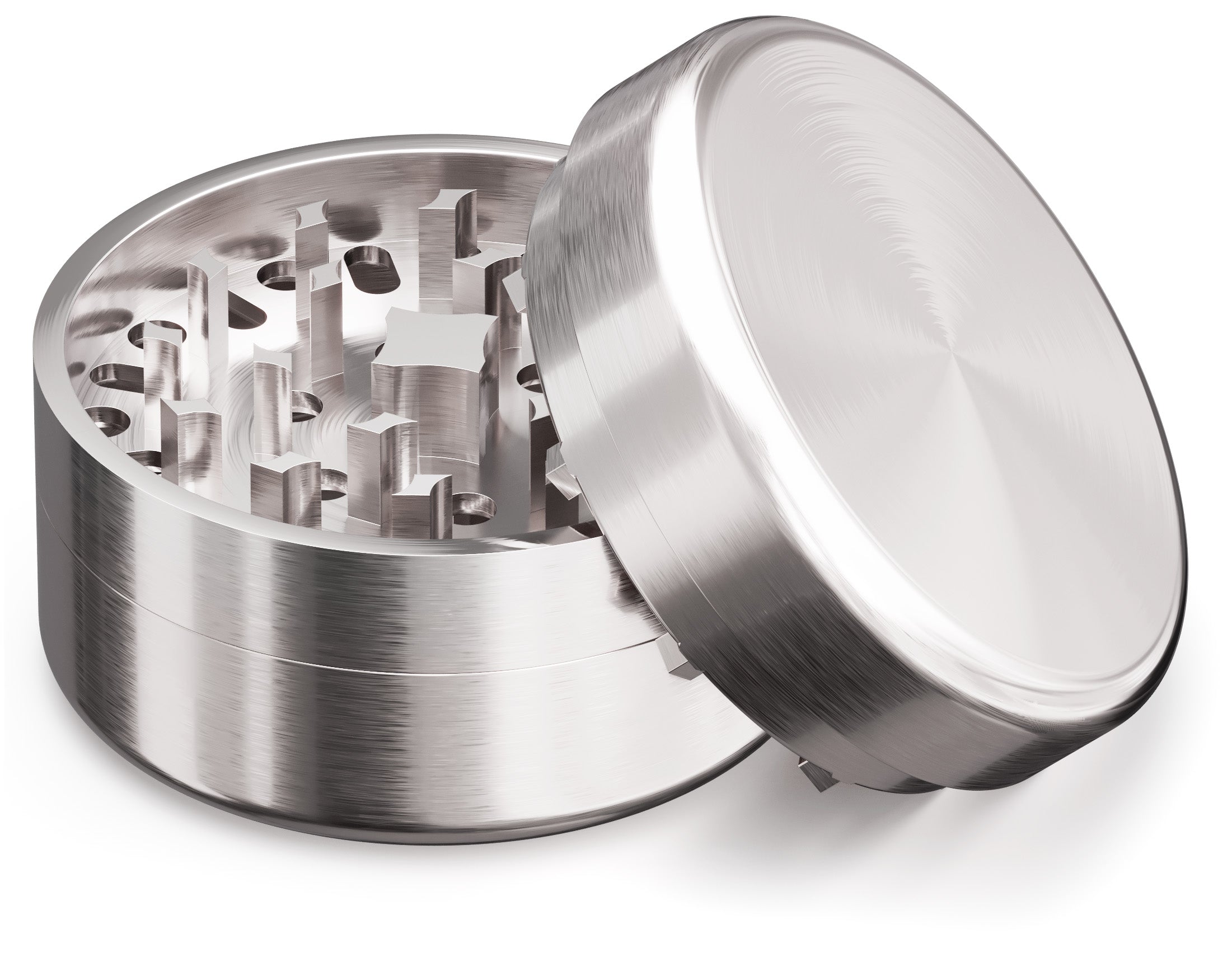 Edelstahl Grinder 3-teilig
